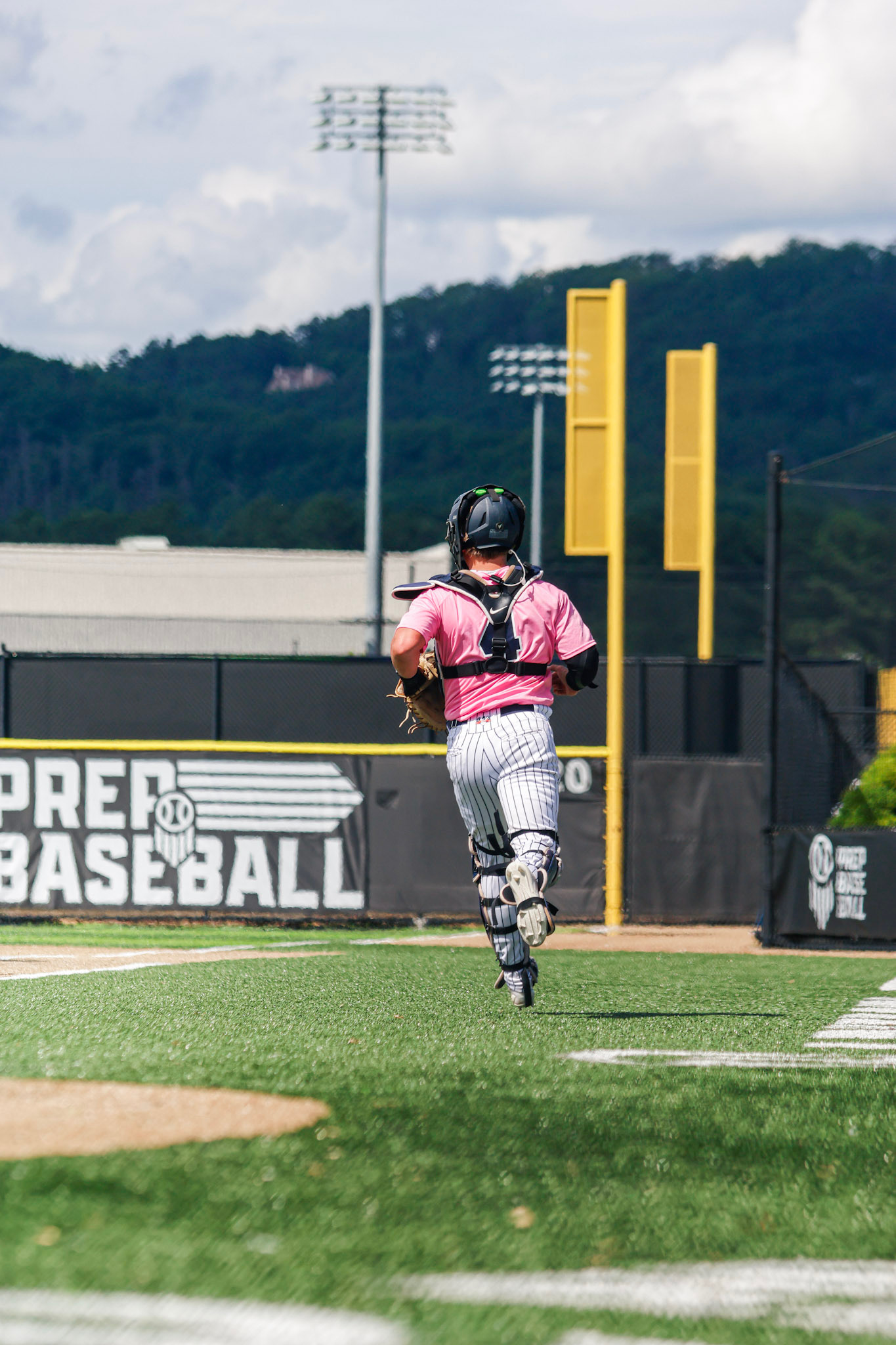 Andrew walking off the field — Prep Baseball