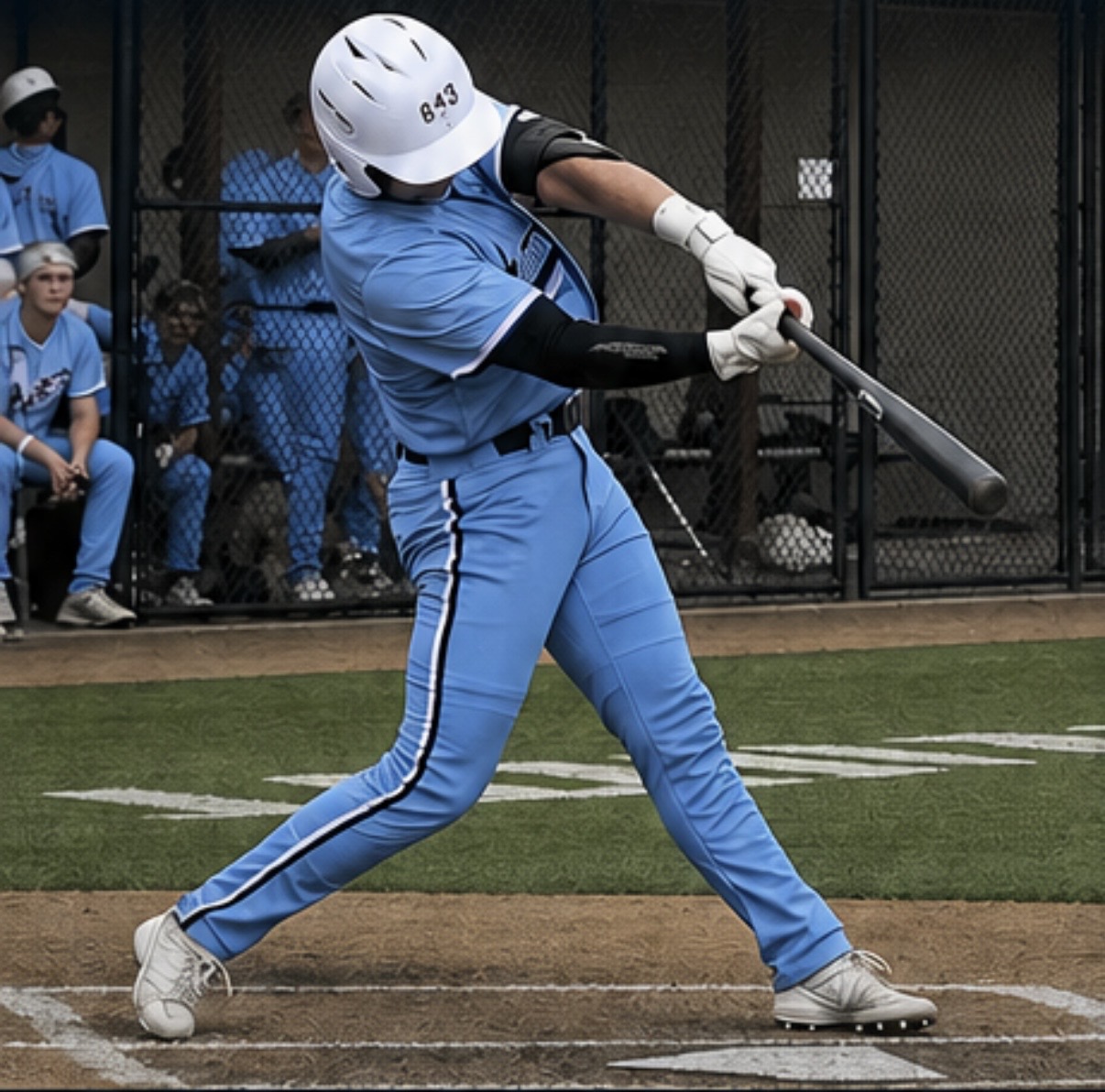 Andrew at the plate